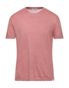 Boglioli T-shirts In Salmon Pink