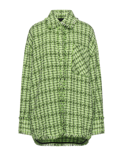 Msgm Shirts In Green