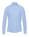 Massimo Alba Shirts In Sky Blue
