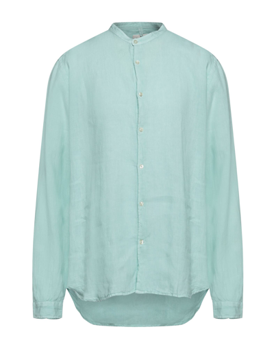 Brooksfield Shirts In Light Green