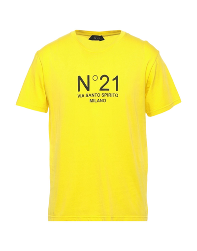 Ndegree21 T-shirts In Yellow
