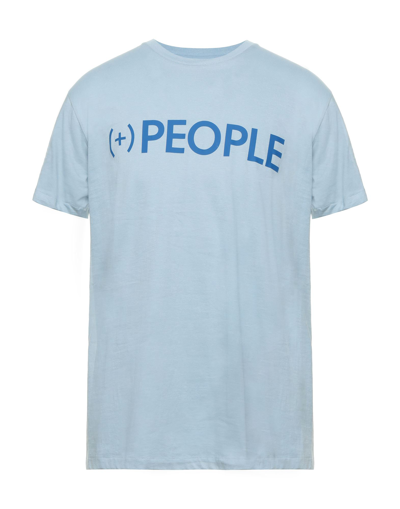 People (+)  Man T-shirt Sky Blue Size M Organic Cotton