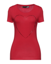 Love Moschino T-shirts In Red