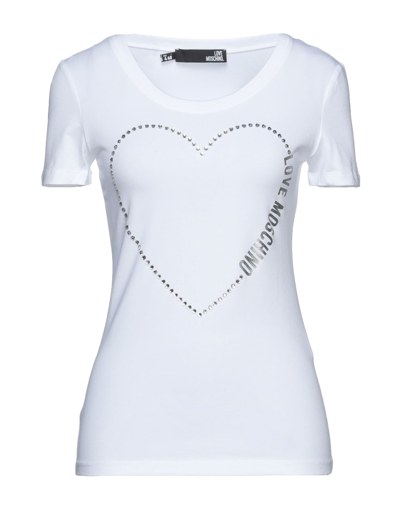 Love Moschino T-shirts In White