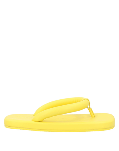 Camper Toe Strap Sandals In Yellow