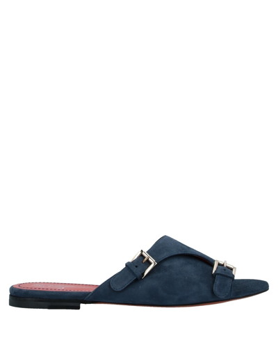 Santoni Sandals In Blue