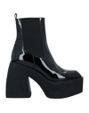Nodaleto Patent Leather 200 Mm Heeled Ankle Boots In Black