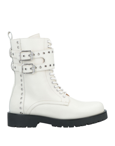 Twinset Ankle Boots In White