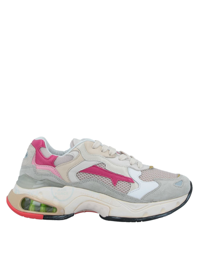 Premiata Sneakers In Light Grey