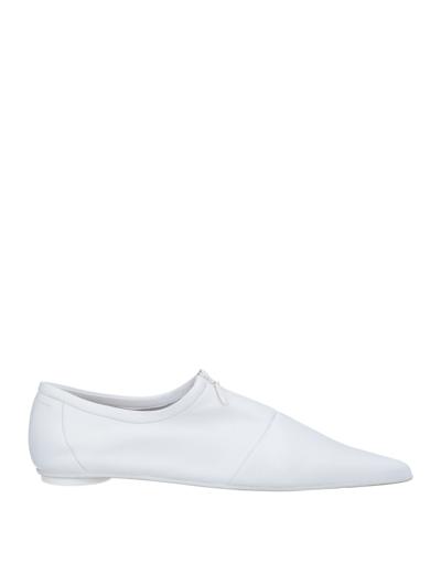 Mm6 Maison Margiela Loafers In White