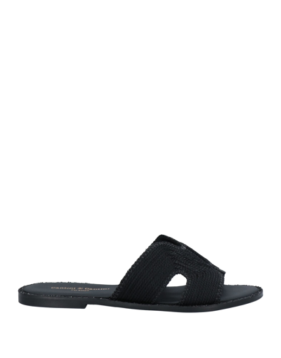 Cantini & Cantini Sandals In Black