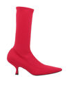 Khaite Taylor Neoprene Sock Boots In Red