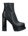 HAUS OF HONEY HAUS OF HONEY WOMAN ANKLE BOOTS BLACK SIZE 10 SOFT LEATHER