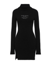 GCDS GCDS WOMAN MINI DRESS BLACK SIZE M ACRYLIC, MOHAIR WOOL, POLYAMIDE