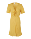 8 By Yoox Short Dresses In Yellow