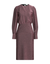 Rebel Queen By Liu •jo Midi Dresses In Mauve