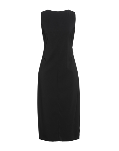 Patrizia Pepe Midi Dresses In Black