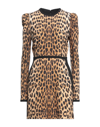 Elie Saab Short Dresses In Brown