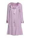 Red Valentino Short Dresses In Light Purple