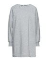 Solotre Short Dresses In Light Grey