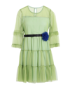 Be Blumarine Short Dresses In Green