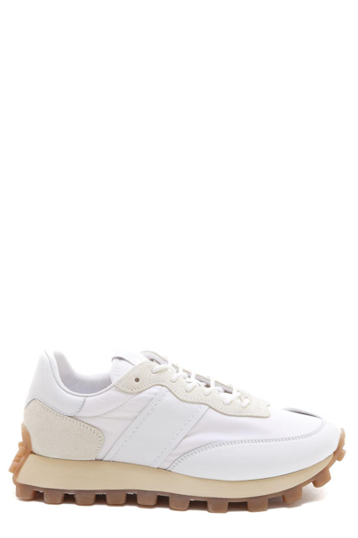 Tod's Panelled Lace-up Trainers In White