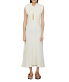 Isabel Marant Rabea Cutout Crinkled-crepe Midi Dress In 20wh
