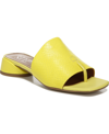 Franco Sarto Loran Slide Sandals Women's Shoes In Limeade Leather