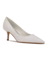 Nine West Women's Bridal Arlene Pointy Toe Pumps Women's Shoes In Ivory Lace