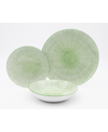 Godinger Light Green 12 Pc. Dinnerware Set, Service For 4 In Green