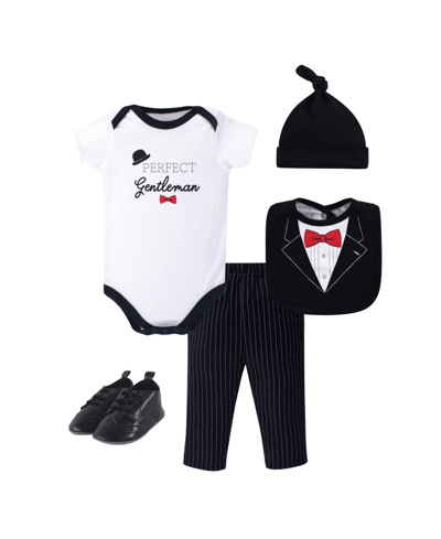Little Treasure Baby Girl Clothing Set, 5-piece In Black