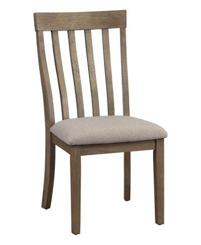 Furniture Forte Side Chair In Brown