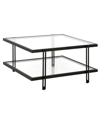 HUDSON & CANAL INEZ 32" SQUARE COFFEE TABLE