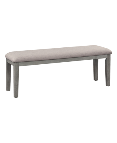 Furniture Forte Bench In Grey