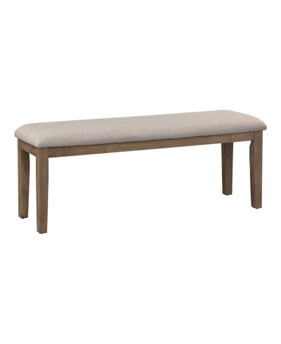 Furniture Forte Bench In Brown