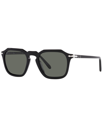 Persol Unisex Polarized Sunglasses, Po3292s 50 In Black