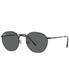 Ray Ban Rob Sunglasses Black Frame Grey Lenses 54-20 In Black
