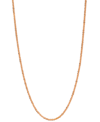 MACY'S SPARKLE CHAIN NECKLACE 20" (1-1/2MM) IN 14K ROSE GOLD