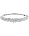 Effy Collection Effy Diamond Multirow Bangle Bracelet (1 Ct. T.w.) In 14k White Gold (also Available In 14k Two Tone In White Gold