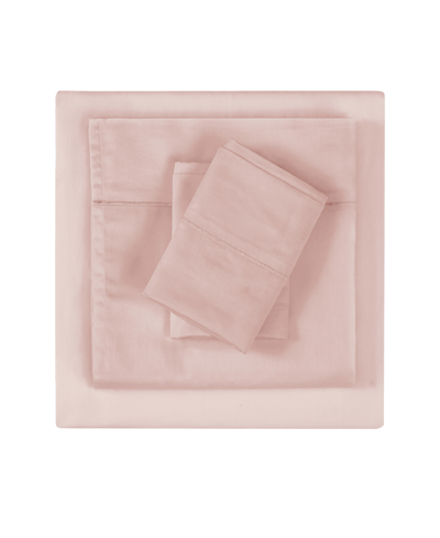 Christian Siriano New York Queen 4 Piece Sheet Set Bedding In Blush