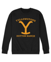 Airwaves Men's Yellowstone Dutton Ranch Fleece Sweatshirt In Black