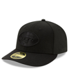 NEW ERA MEN'S BLACK NEW YORK JETS TEAM LOGO LOW PROFILE 59FIFTY FITTED HAT