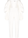 SOLACE LONDON ALBA OFF-SHOULDER JUMPSUIT