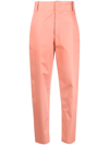 Isabel Marant Nestone Pants In Rose-pink Cotton In Orange