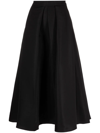 Sachin & Babi Leighton Pleated A-line Skirt In Schwarz