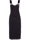 Prada Women's Silk Dress In Schwarz