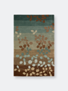 Addison Rugs Addison Marlow Contemporary Floral Area Rug In Brown