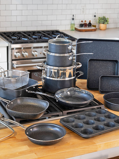 Granitestone Kitchen In A Box 20 Piece Essentials In Black