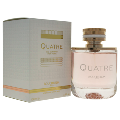 Boucheron Quatre /  Edp Spray 3.3 oz (100 Ml) (w) In Pink,red