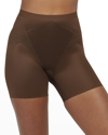 Spanx Thinstincts® 2.0 Mid-thigh Girlshorts In Chestnut Brown